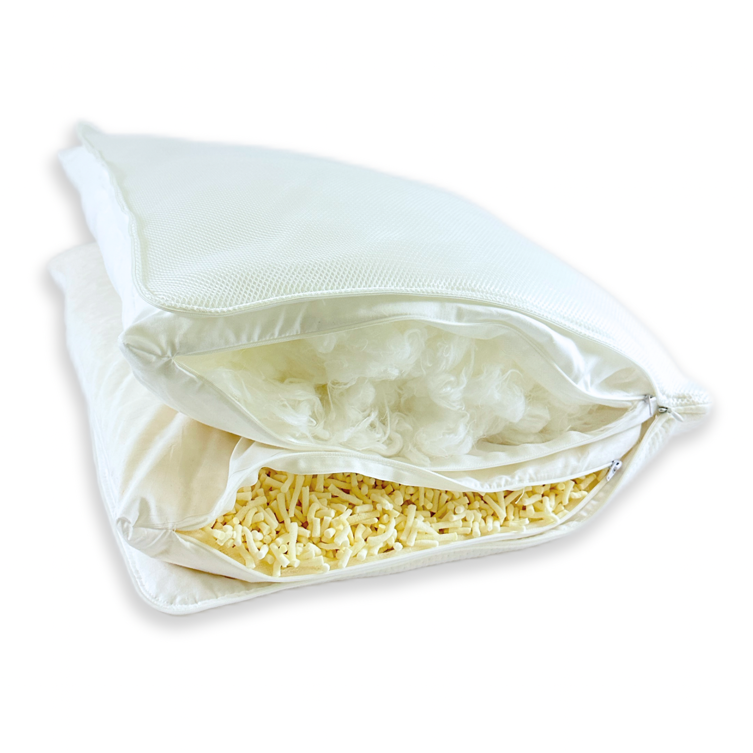 FULLY ADJUSTABLE PILLOW BY  &quot;FEEL THE FLUFF BRAND&quot;