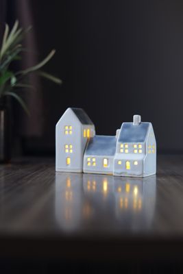 Dark Bluish Grey Houses set #06