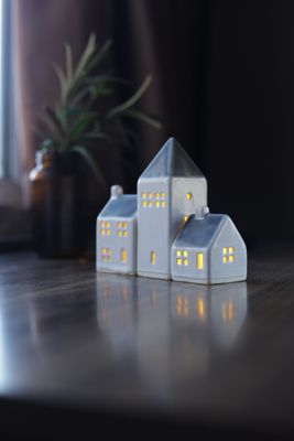 Dark Bluish Grey Houses set #05