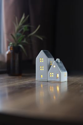 Dark Bluish Grey Houses set #14