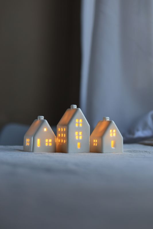 Porcelain Houses set #01