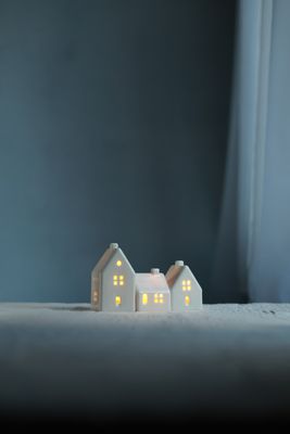 Porcelain Houses set of 3