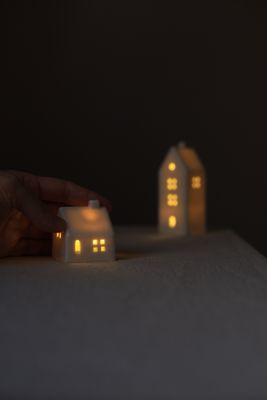 2 Porcelain Houses set #03