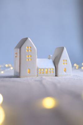 3 Ceramic Houses set #05