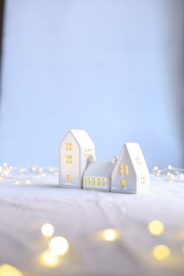 3 Ceramic Houses set #05