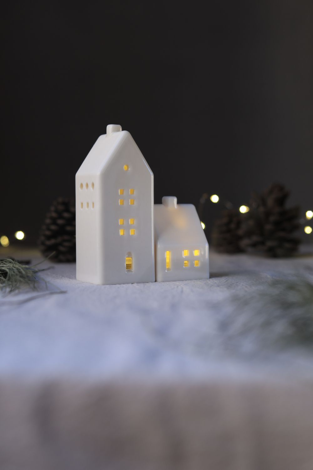 2 Porcelain Houses set #03