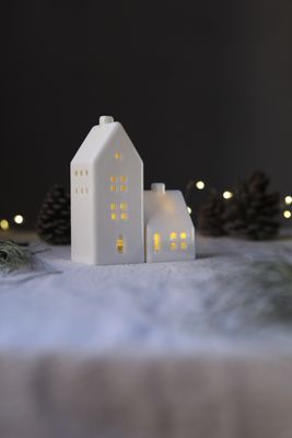 2 Porcelain Houses set #03