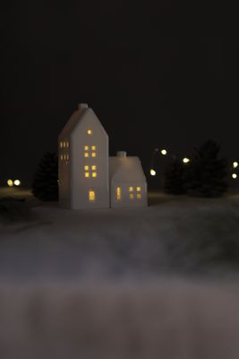 2 Porcelain Houses set #03