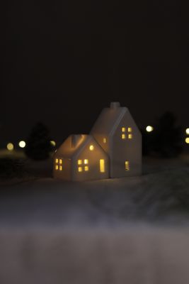 2 Porcelain Houses set #02