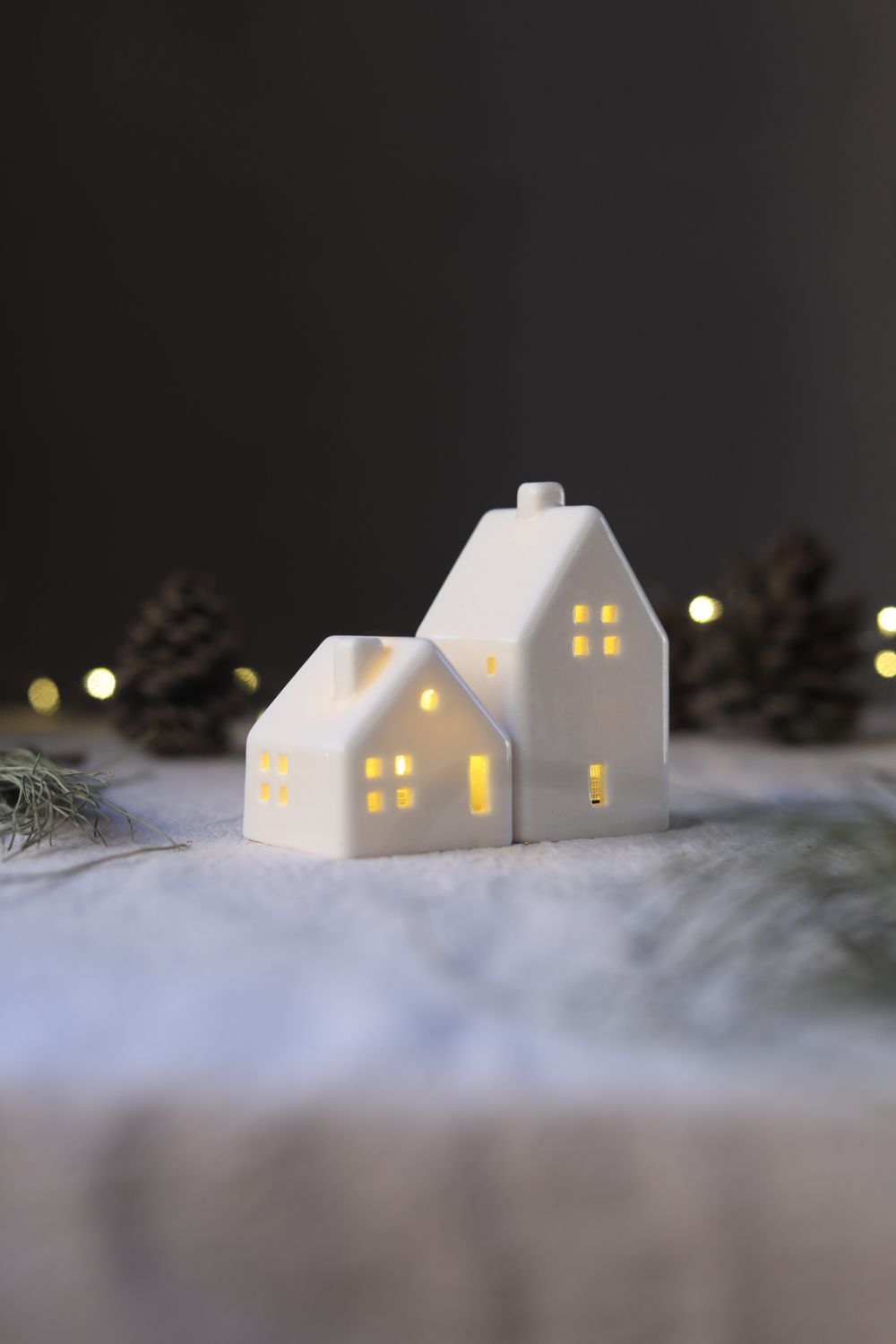 2 Porcelain Houses set #02