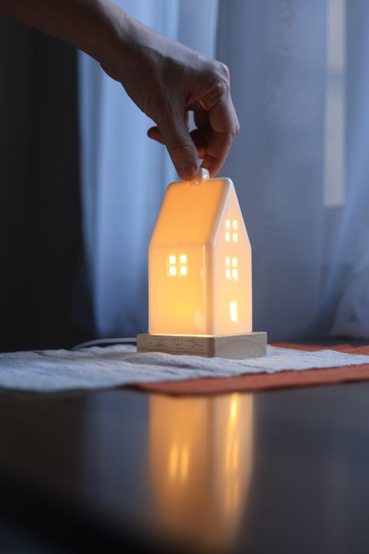 Big Porcelain Night Lamp #21