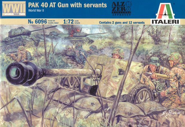 German Pak 40 + crew