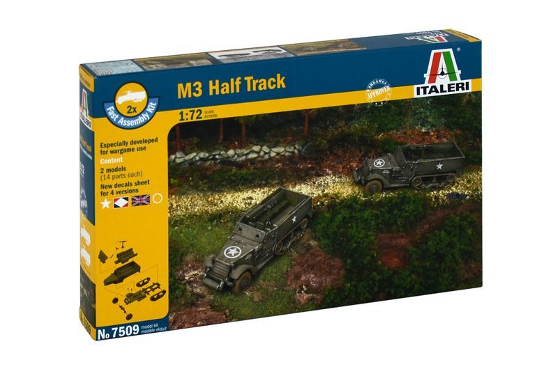 US M3A1 halftracks 2x WW2