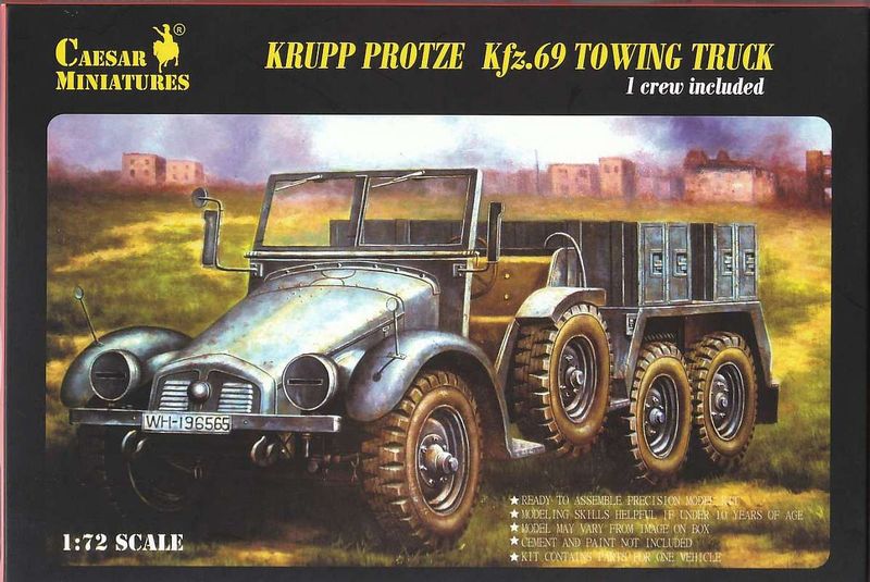 German Krupp Protze Kfz 69 truck