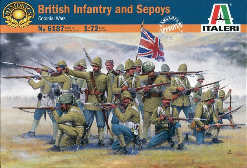 British infantry Colonial Sepoys