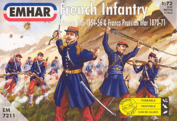 French Infantry Crimea +1870