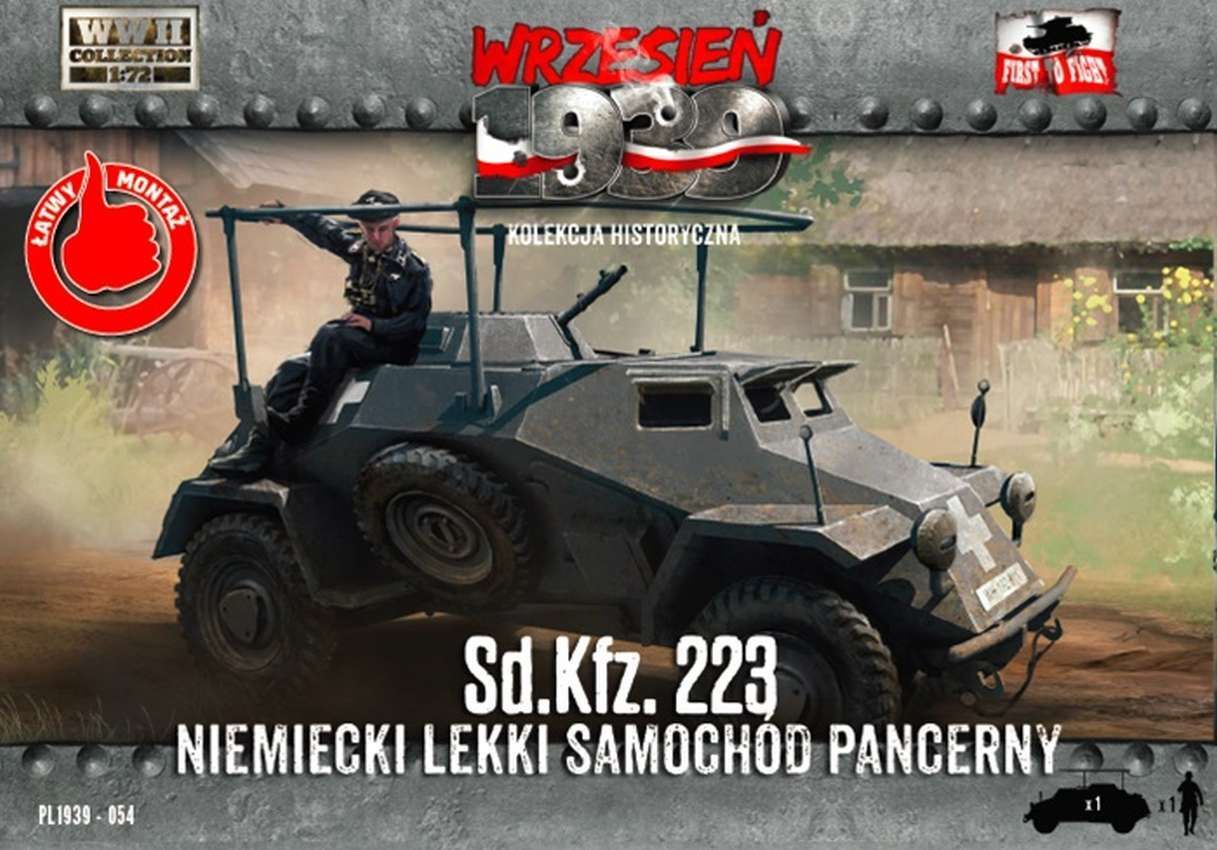 German SdKfz 223 armored car
