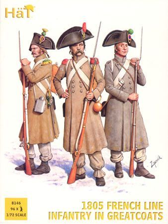 French line infantry 1808 in greatcoat