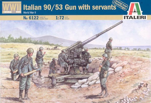 Italian 90/53 gun