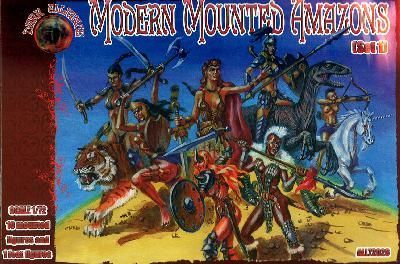 Modern Mounted Amazons set 1