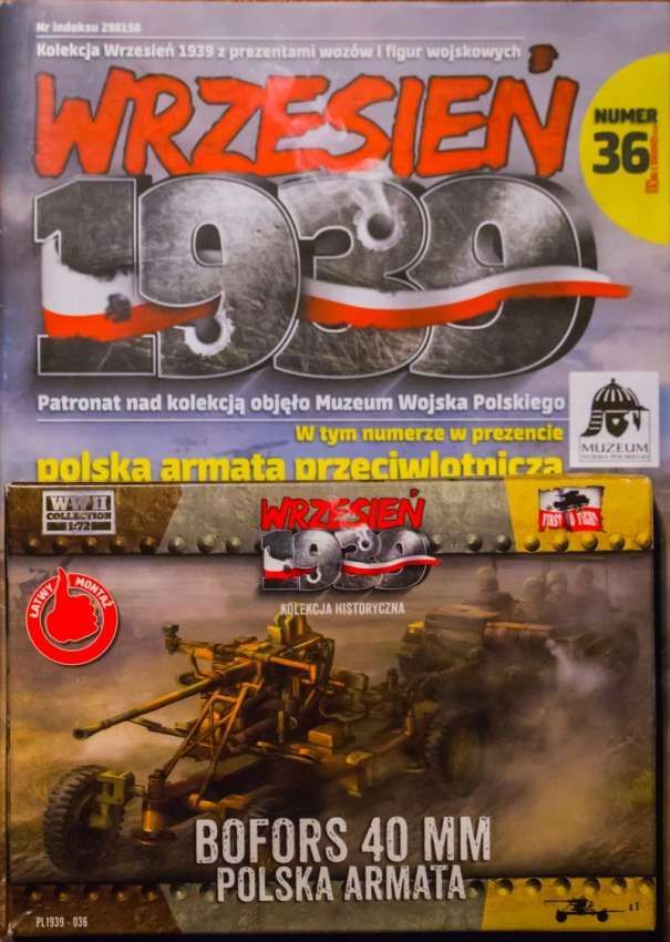 Polish Bofors 40mm AA gun