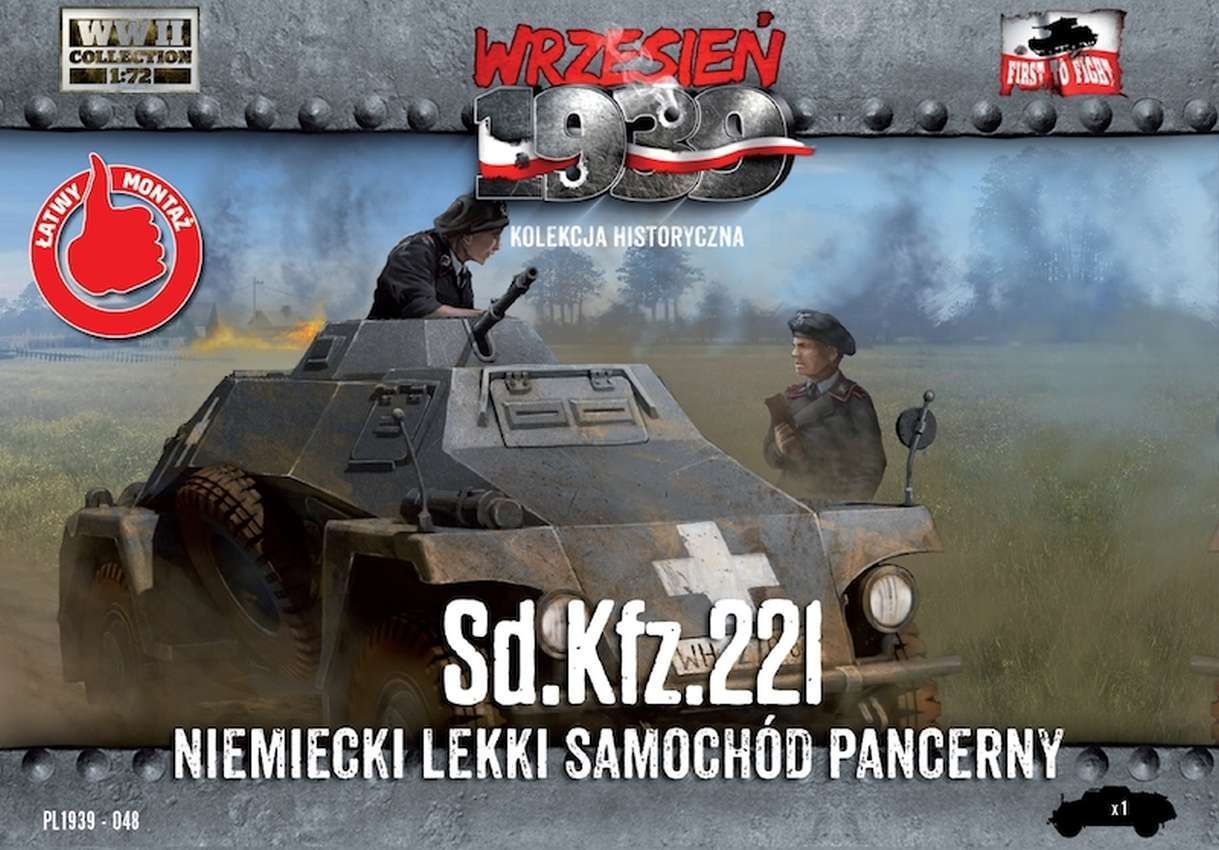 German SdKfz 221 armored car