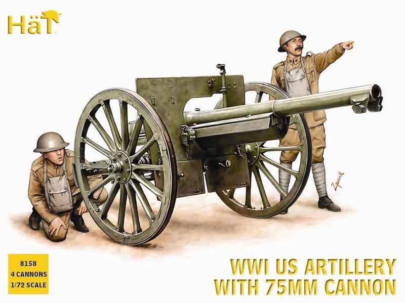 US artillery +75 mm gun
