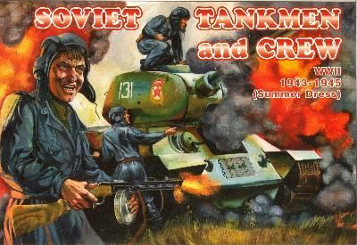 Soviet tankmen + crew