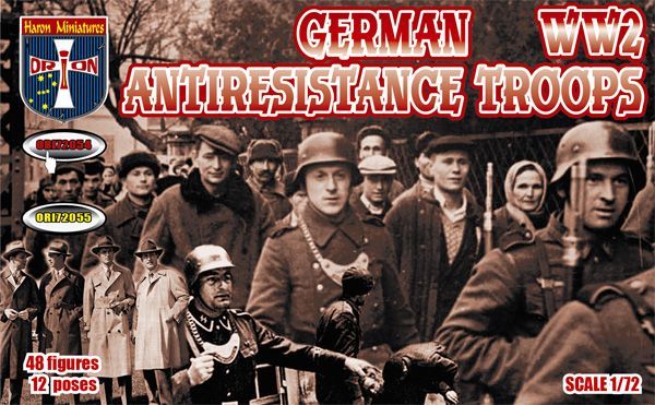German anti-resistance troops