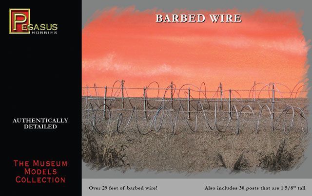 Barbed wire 29 inch long