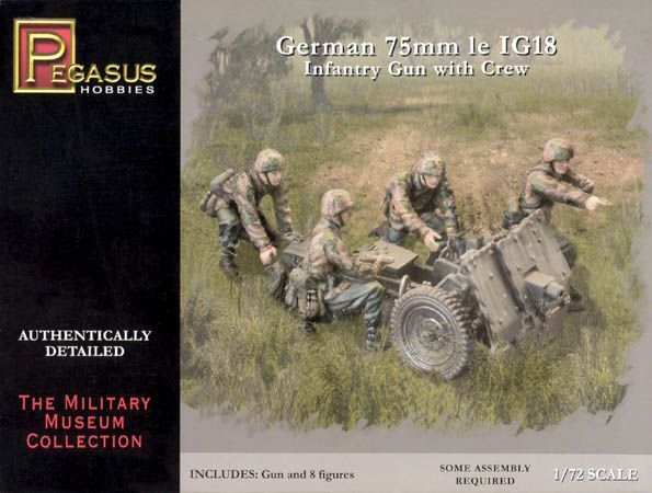 German 75mm IE IG18 + crew