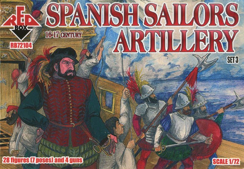 Spanish naval artillery 16C set 3