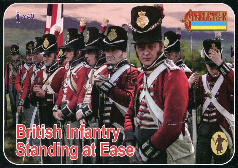 British infantry standing at ease