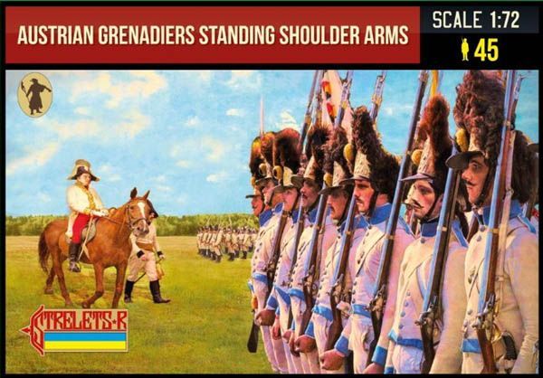 Austrian grenadiers shoulder arms