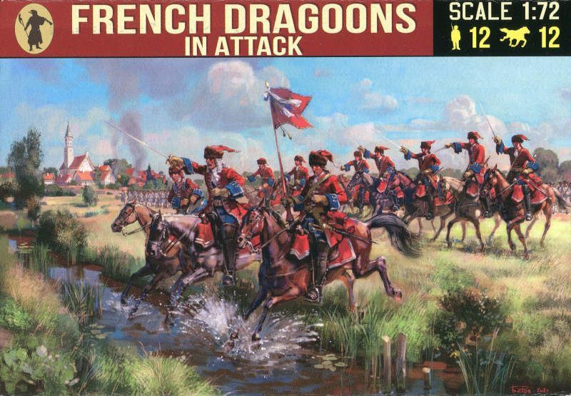 French Dragoons in attack
