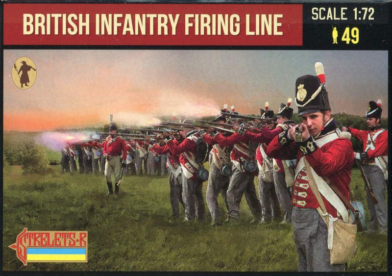 British infantry firing line