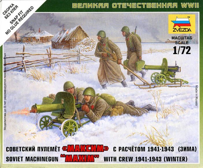 Soviet Maxim + crew winter
