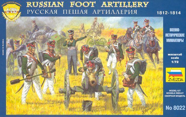 Russian foot artillery 1812-14