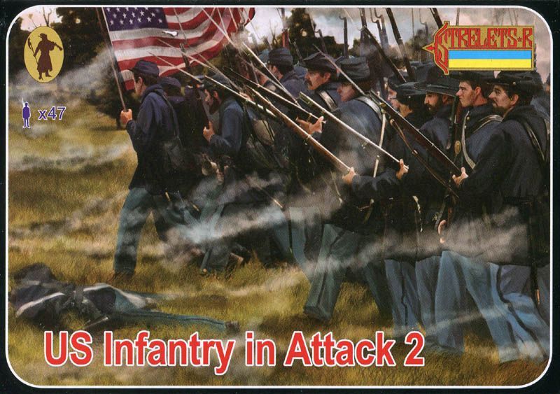 Union infantry in attack set 2
