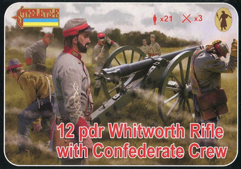 Confederate12 p Whitworth rifle + crew