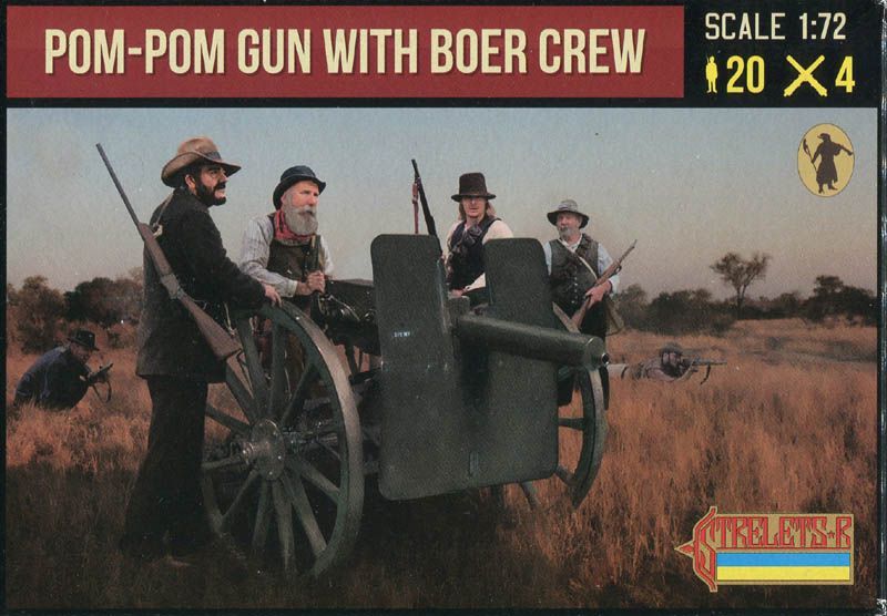 Pom-pom gun with Boer crew