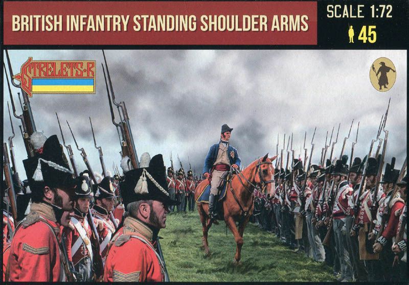 British infantry shoulder arms
