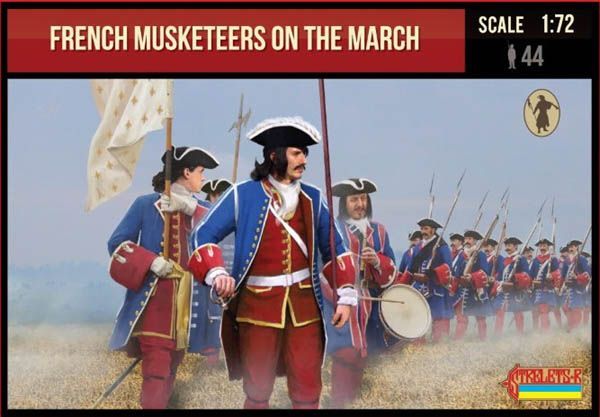 French musketeers on the march
