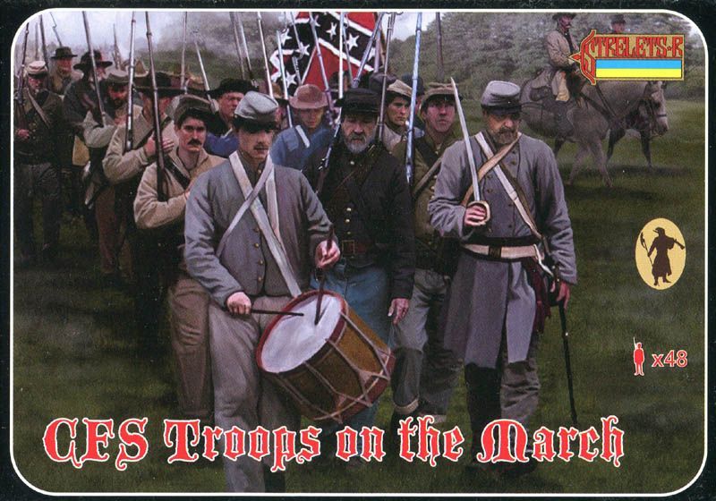 Confederate troops on the March