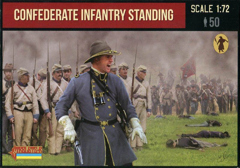 Confederate Infantry standing