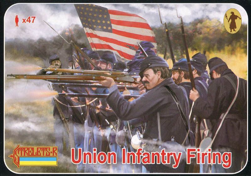 Union infantry firing