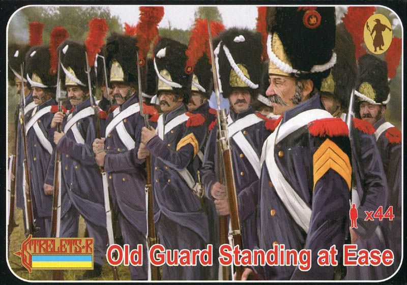 French Old Guard standing at ease