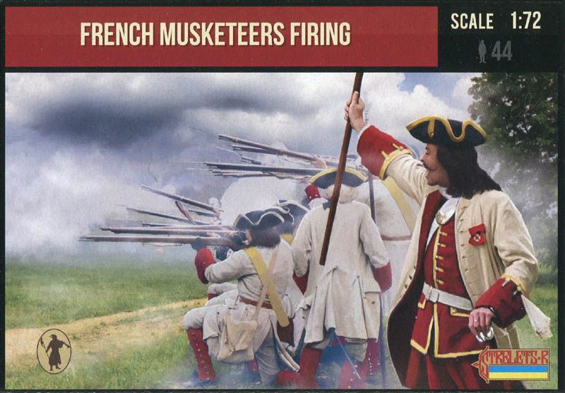 French musketeers firing
