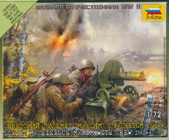 Soviet Maxim + crew