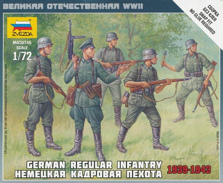 German regular infantry